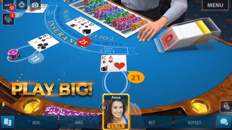 Mẹo chơi game bài Blackjack thắng đậm