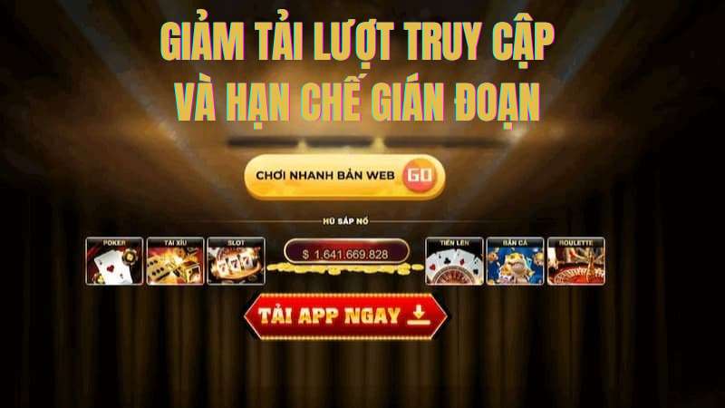 Domain mới giúp giảm tải lượt truy cập và hạn chế gián đoạn