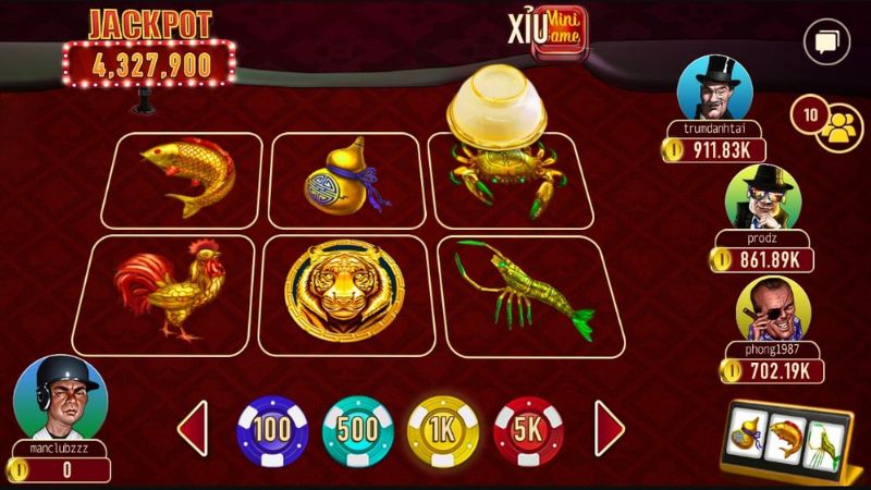 Giao diện 3D đẹp mắt của bầu cua trực tuyến tại cổng game Sun Win