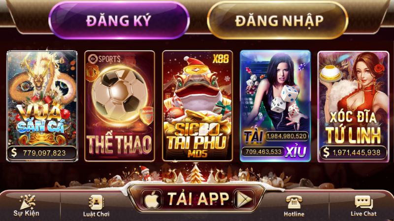 Giao diện game đẹp mắt và thân thiện với người chơi