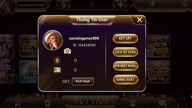 Bạn nên kích hoạt số điện thoại và để lại email để cổng game liên lạc khi cần thiết