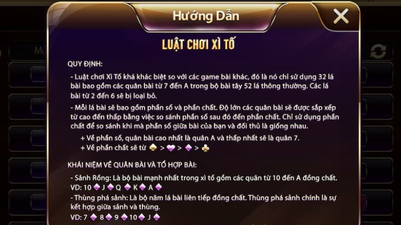 Luật chơi game bài Xì Tố trên cổng game của chúng tôi